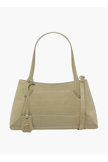 Textured Tote with Detachable Strap