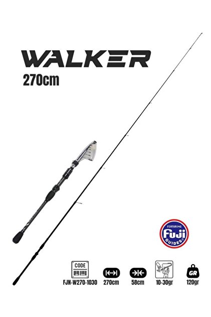 Fujin Walker 270cm 10-30gr Teleskopik Spin Kamışı - Fiyatı, Yorumları