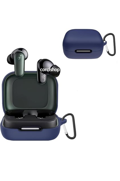 Soundcore R50i NC / P30i Modeli Uyumlu Kılıf Askılı Mat Silikon (Ürün Kulaklık Değildir)