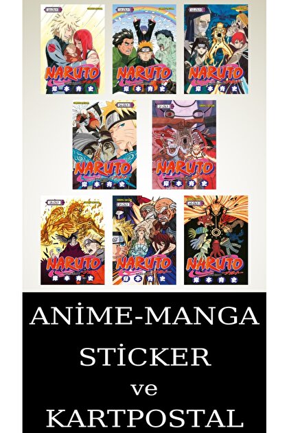 Gerekli Şeyler Yayıncılık Naruto 54-55-56-57-58-59. Ciltler Manga