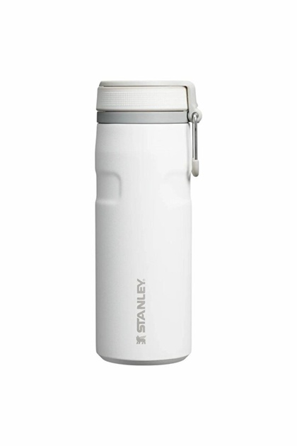 The IceFlow Bottle Twist Flip Termos 0.47L / 16oz - Ekru