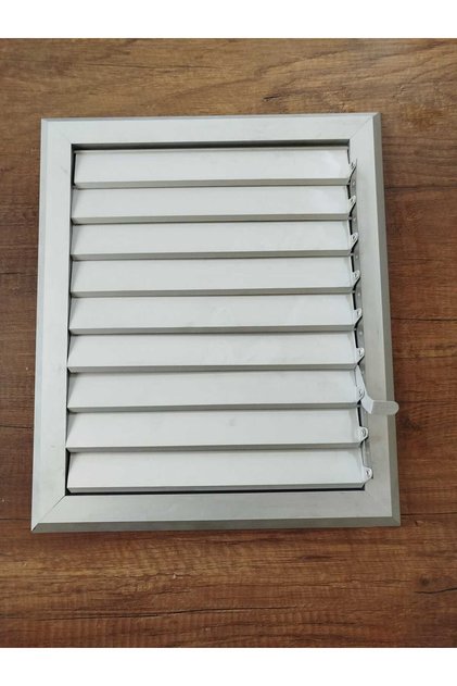 Mat Chrome Bathroom Vent 45X45