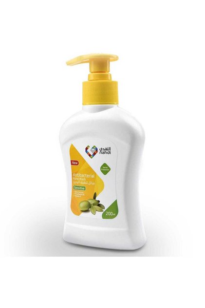 Antibacterial Hand Wash Sensitive Olive Pump 200 Ml