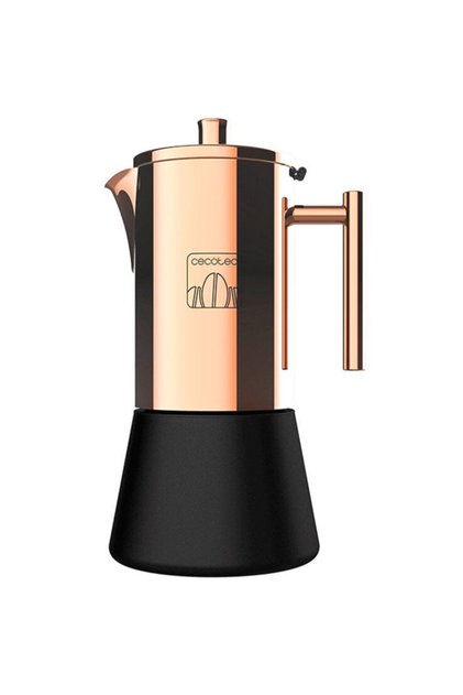 Καφετιέρα Moking 600, 300 ml, 6 φλιτζάνια καφέ, επαγωγική, Χρυσός χαλκός