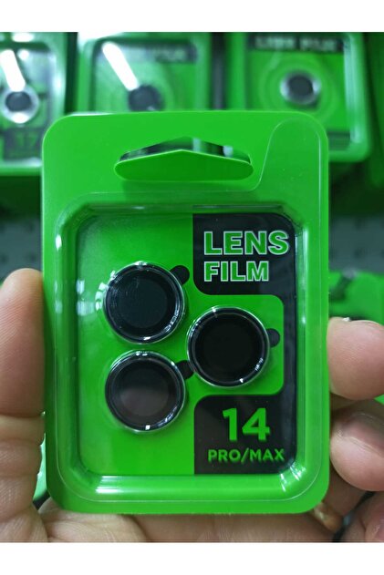 iPhone 14 Pro Max Compatible Camera Lens Protector Does Not Block Vision, Provides Hd Clarity - Black