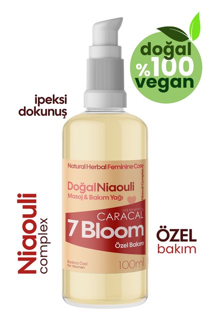 7 Bloom Natural Niaouli Complex Sensitive Flora Balanced Care Anti-Odor Vegan Feminine Energy Massage Oil