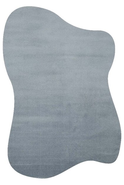 ZEN AMORF 01 BLUE Amorf Kesim Hav Toz Vermez Yumuşak Dokulu Salon Halısı Oturma Odası Halıs