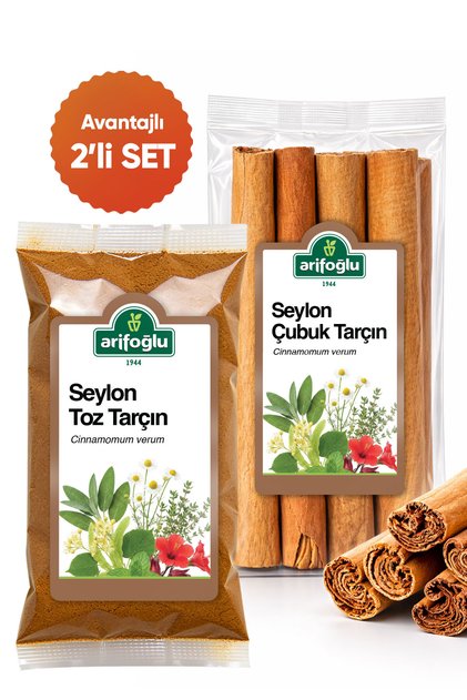 Seylon Çubuk ve Toz Tarçın 2'li Set