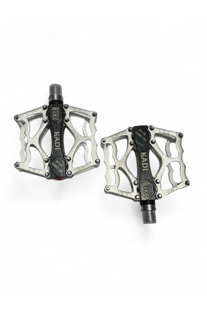 Set 2 Pedale de Aluminiu pentru Bicicleta MTB, BMX, Waterproof, Dustproof, Antiderapant, Rulment triplu, 10X1.7X10 cm
