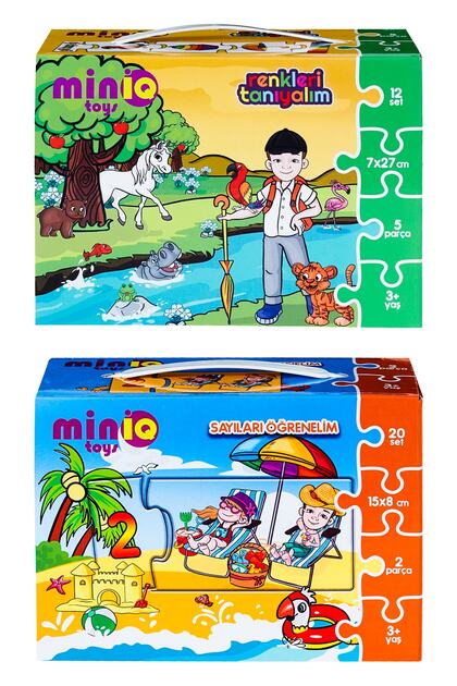 Let's Learn Numbers + Let's Get to Know Colors Set of 2 Educational Puzzle
