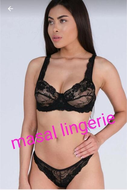 Women's Capless Black Lace Underwire Suit Bra