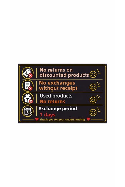 Store Workplace Shop Change Warning Sign