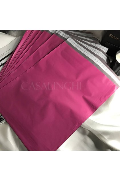 Pembe Kargo Poşeti Pınk Poly Mailing Bag 24x30 5 (5 ADET)
