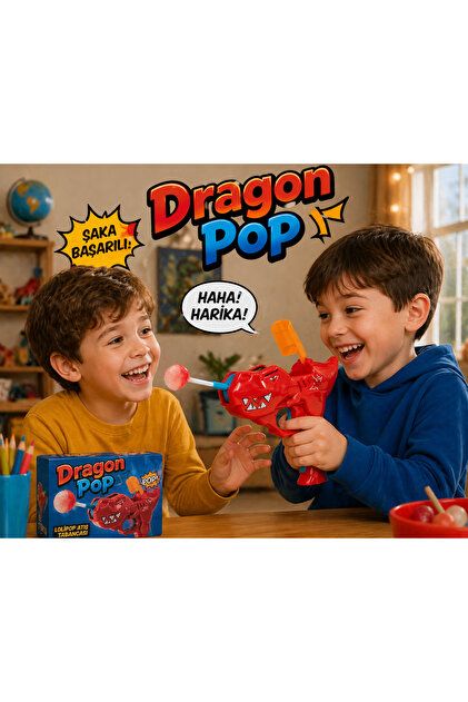 Doremi Candy Lollipop Tabancası - Dragon Pop - Fiyatı, Yorumları