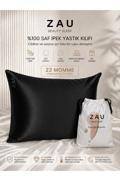 100% Pure Silk Pillowcase 22 Momme – Oeko-Tex ® & Gots Certified Fabric, Skin-Friendly Premium Quality (with Special Cover)