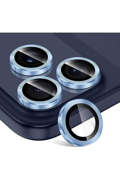 iPhone 15 Pro Max & 15 Pro Camera Lens Protector Scratch-Resistant Lens Protection Tempered Glass