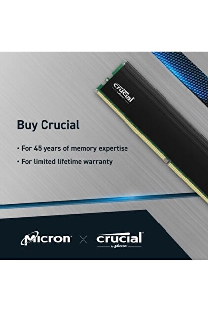 Crucial 32GB (2X 16GB) DDR4 3200MHZ CL22 PC RAM CP2K16G4DFRA32A