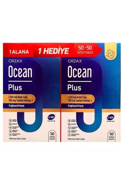 Plus 1200 mg 50+50 Softjel - 1 Alana 1 Bedava