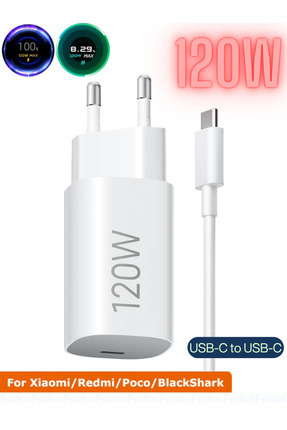 Pmr Xiaomi 14T Pro Uyumlu 120W Super Turbo Şarj Adaptörü GaN