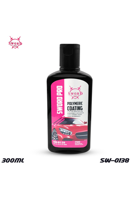 طلاء سيارات بوليمري SW-0138 سعة 300 مل، طلاء مقاوم للماء ومضاد للخدوش عالي اللمعان، حماية متينة ضد الأشعة فوق البنفسجية