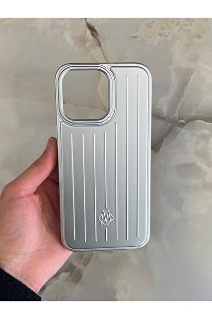 ZB Aksesuarda Moda İPHONE 14 Pro Max Uyumlu Rimowa Çizgili Bavul