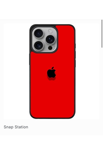 Husa de protectie, MagSafe, iPhone 15 PRO MAX - Apple_Logo_RED_NetflixStyle