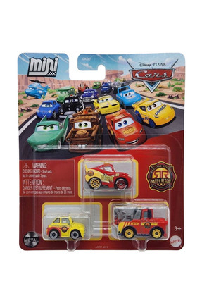 Cars Disney Pixar Cars - Üçlü Mini Racers - Jackson Storm & Miguel