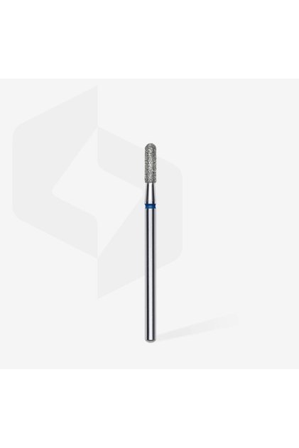 Diamond nail drill bit rounded cylinder blue expert diameter 2.3 mm working part 8 mm