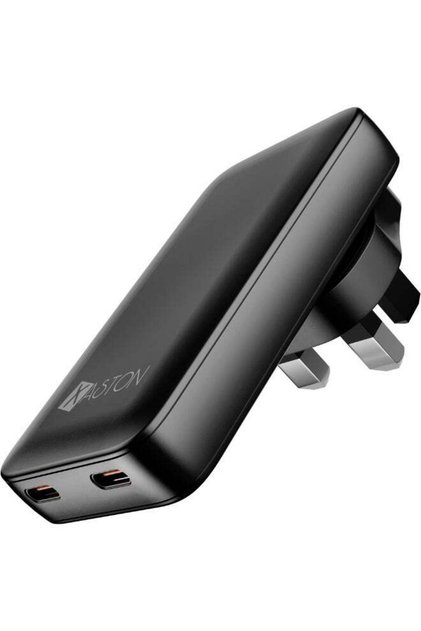 PowerBlade 65W USB-C Charger, Travel Adapter with UK/USA Plug