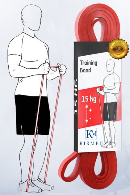 Λάστιχο Αντίστασης 15 KG για Γυμναστική, Πιλάτες, Κρος Τρέινινγκ, Λάστιχο Άσκησης 15 KG