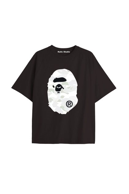 Bappe Monkey Oversize T-Shirt Black