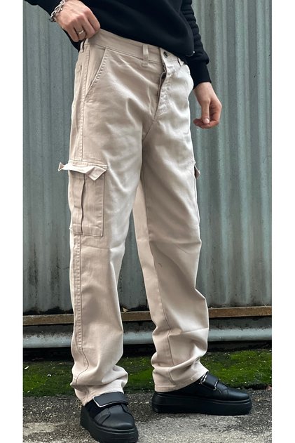 Men's New Season 2026 Cargo Baggy Gabardine Pants Kkb