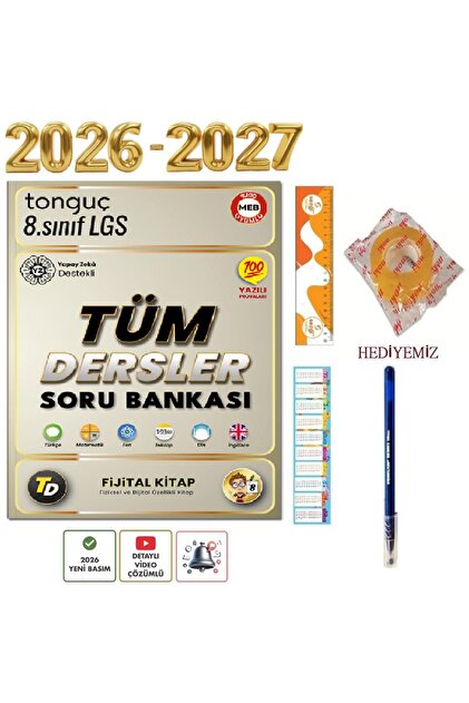 Tonguç Yayınları 8. Sınıf Tüm Dersler Fujital Soru Bankası 2025