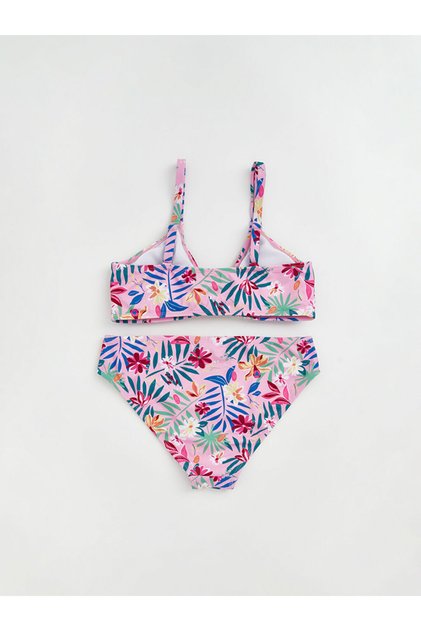 Çiçekli Kız Çocuk Bikini