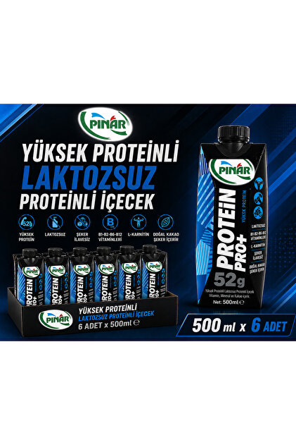 Yüksek Proteinli Laktozsuz İcecek 500 ml x 6 adet