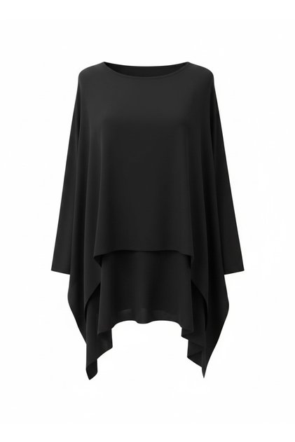 100% Viscose Asymmetric Blouse