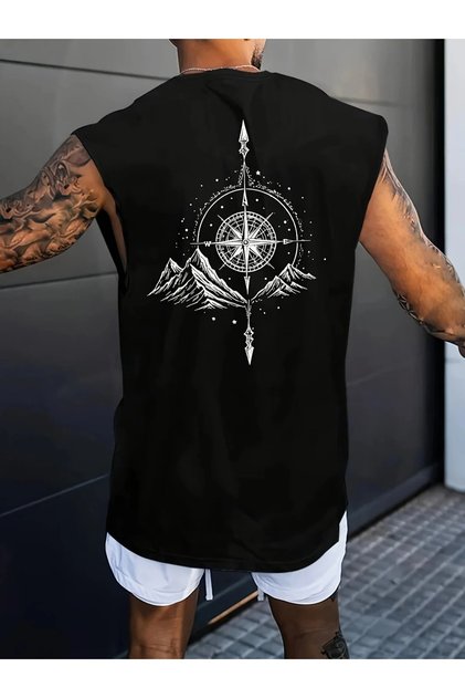 Ahat Breathable Tank Top, Summer Sportswear for Men