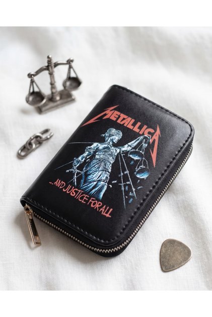Rock & Metal Music Zipper Wallet Card Holder