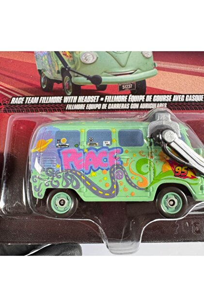 Cars Race Team Fillmore With Headset Tekli Filmi Karakter Araba