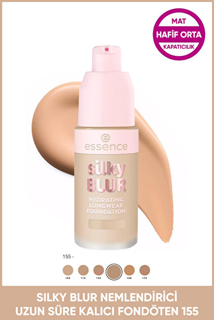 ファンデーション enamin Essence Silky BLUR HYDRATING LONGWEAR FOUNDATION 155 - Fiyatı