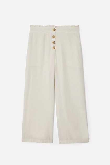 Women's Ecru Cloutte Fit Pants