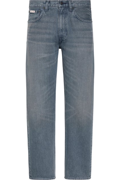 90S Straight Cut Blue Ash Color Jean Trousers