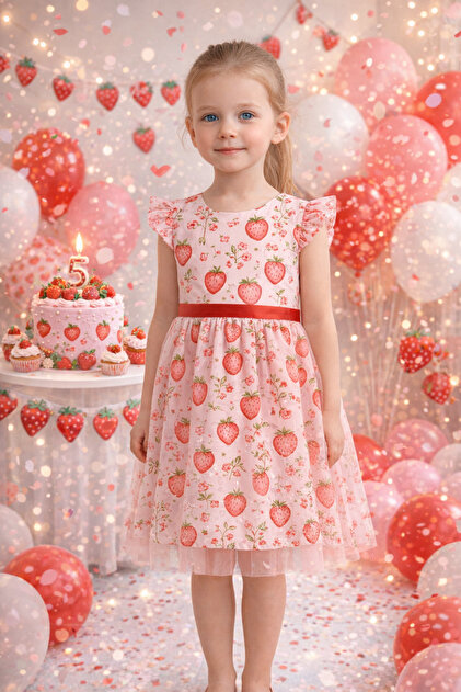 strawberry birthday dress Birthday Girl Smocked Strawberry Dress – Lillie & Lilah