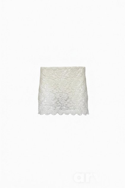 White Lace Skirt