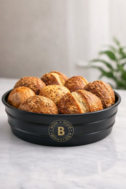 Premium Ekmek Sepeti ve Sunum Kabı - Şık Mutfak Dekoru