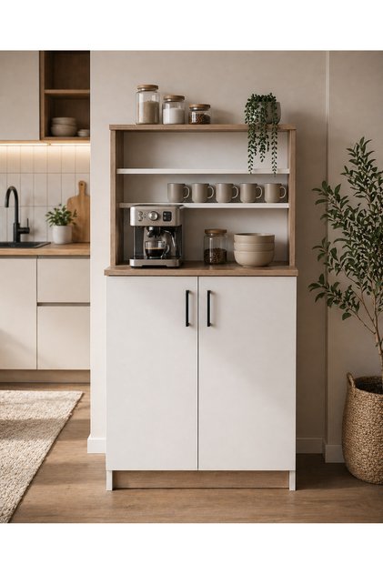 %100 MDF Mutfak Dolabı, Kahve Köşesi, Kiler Dolabı, Çok Amaçlı Dolap