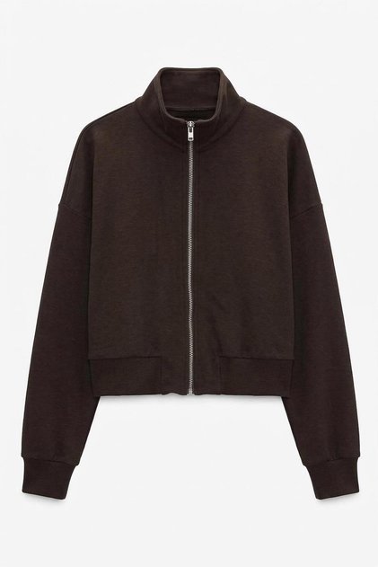 Fermuarlı Sweatshirt