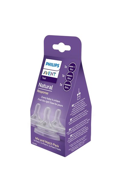 SCY960/03 Avent Response, θηλή, 1 μήνας+, 3 μηνών+ και 6 μηνών+, 3 τεμάχια