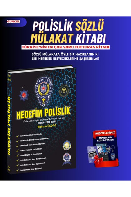Hedefim Polislik Sözlü Mülakat Kitabı ( Pomem - Pmyo - Pöh - Paem )