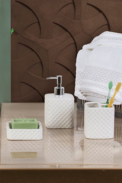 Vivyen 3'lü Banyo Seti - Bej